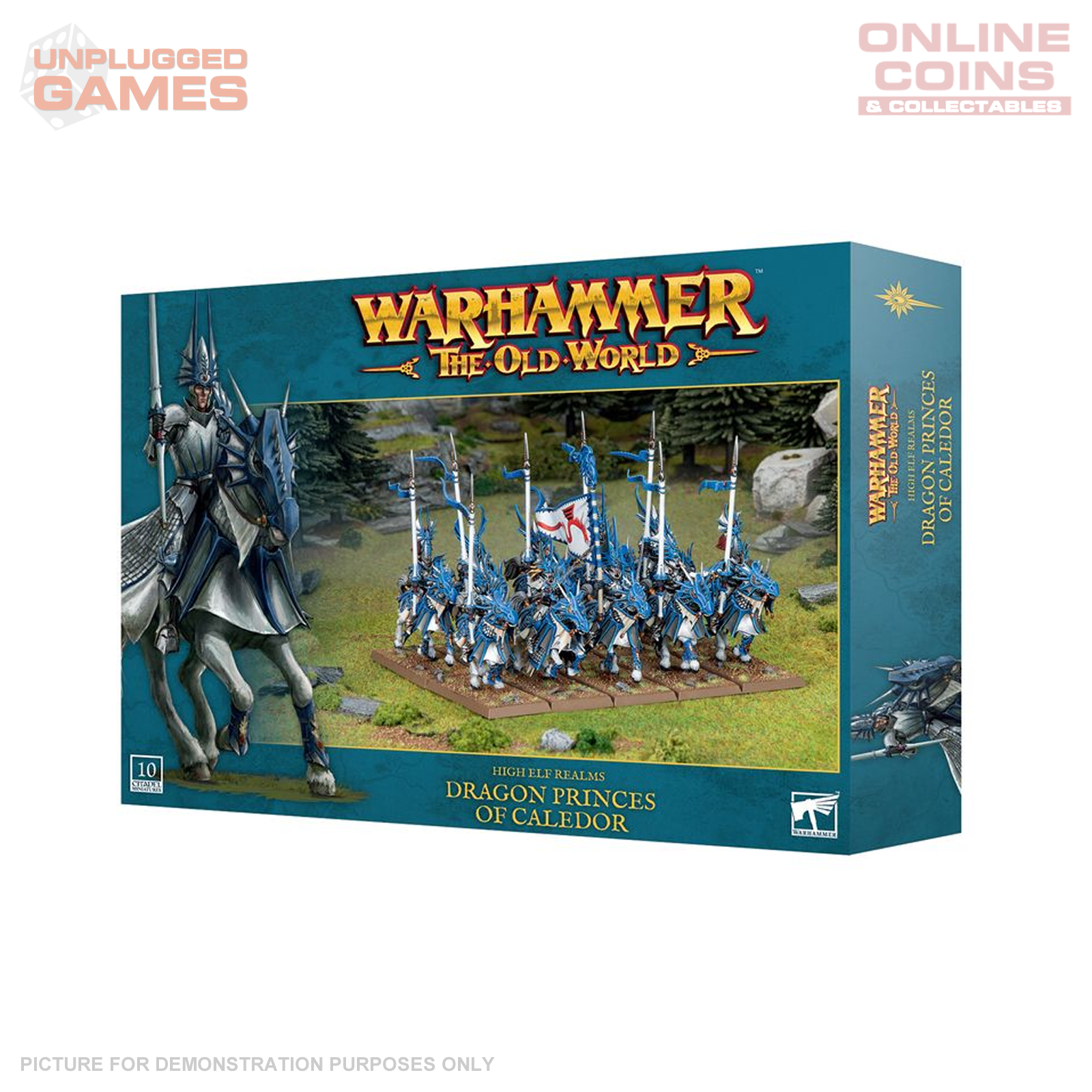 Warhammer The Old World - High Elf Realms - Dragon Princes of Caledor